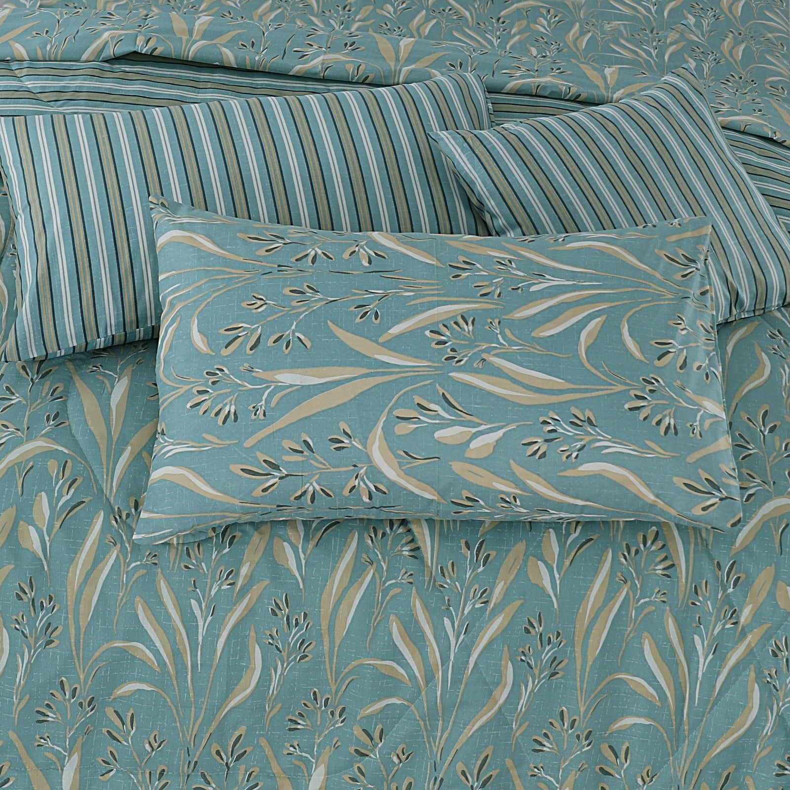 Cotton 7pc Comforter Set S-62