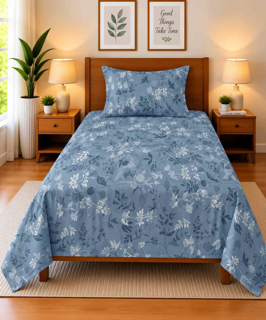 Single Bedsheet Pure Cotton D-765