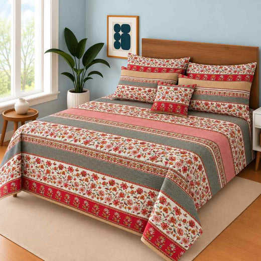 Cotton 6-Piece Bedding Set WF-606