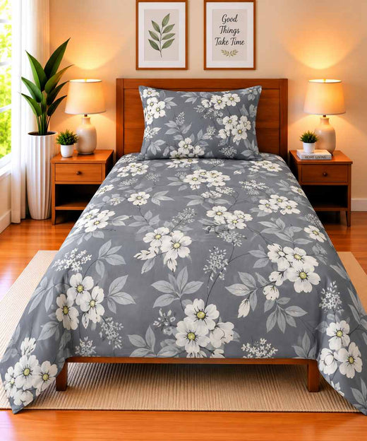 Single Bedsheet Pure Cotton D-756