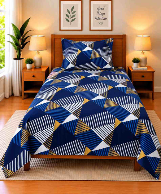 Single Bedsheet Pure Cotton D-783