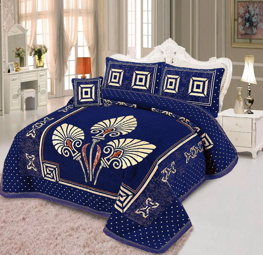 Pcs Velvet jecard Bedsheet Set MS-44