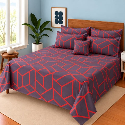 Cotton 6-Piece Bedding Set WF-599