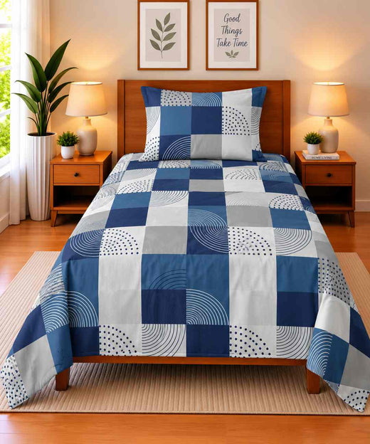 Single Bedsheet Pure Cotton D-760