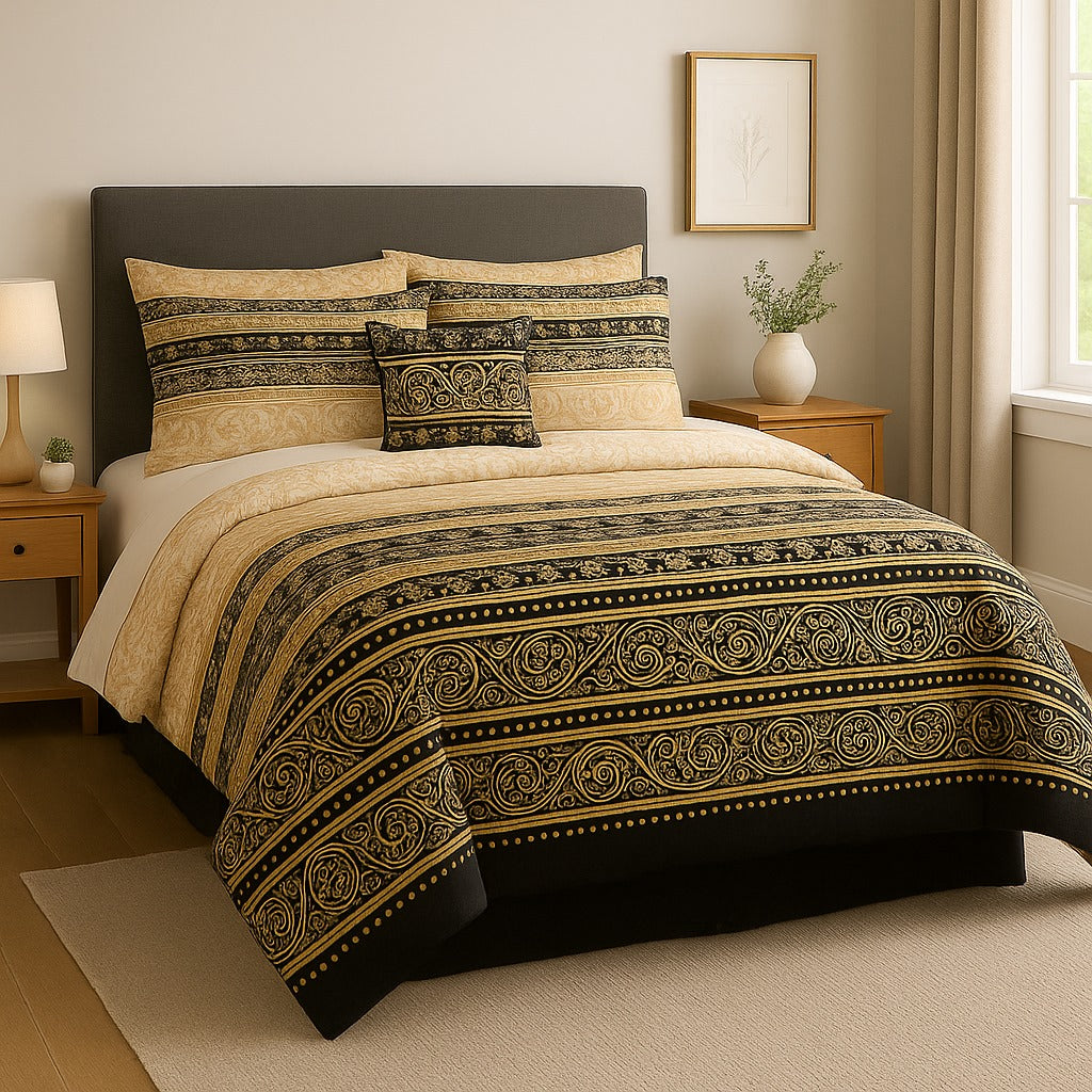 7 Pcs  Comforter Set Mh-784