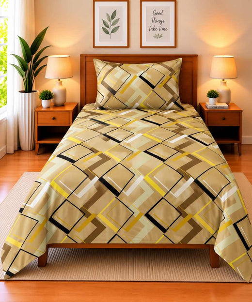Single Bedsheet Pure Cotton D-782