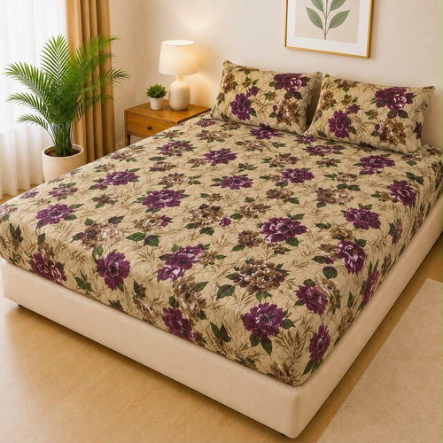 Qulited  Water Proof Mattress Protector with Pillow Cover Q11