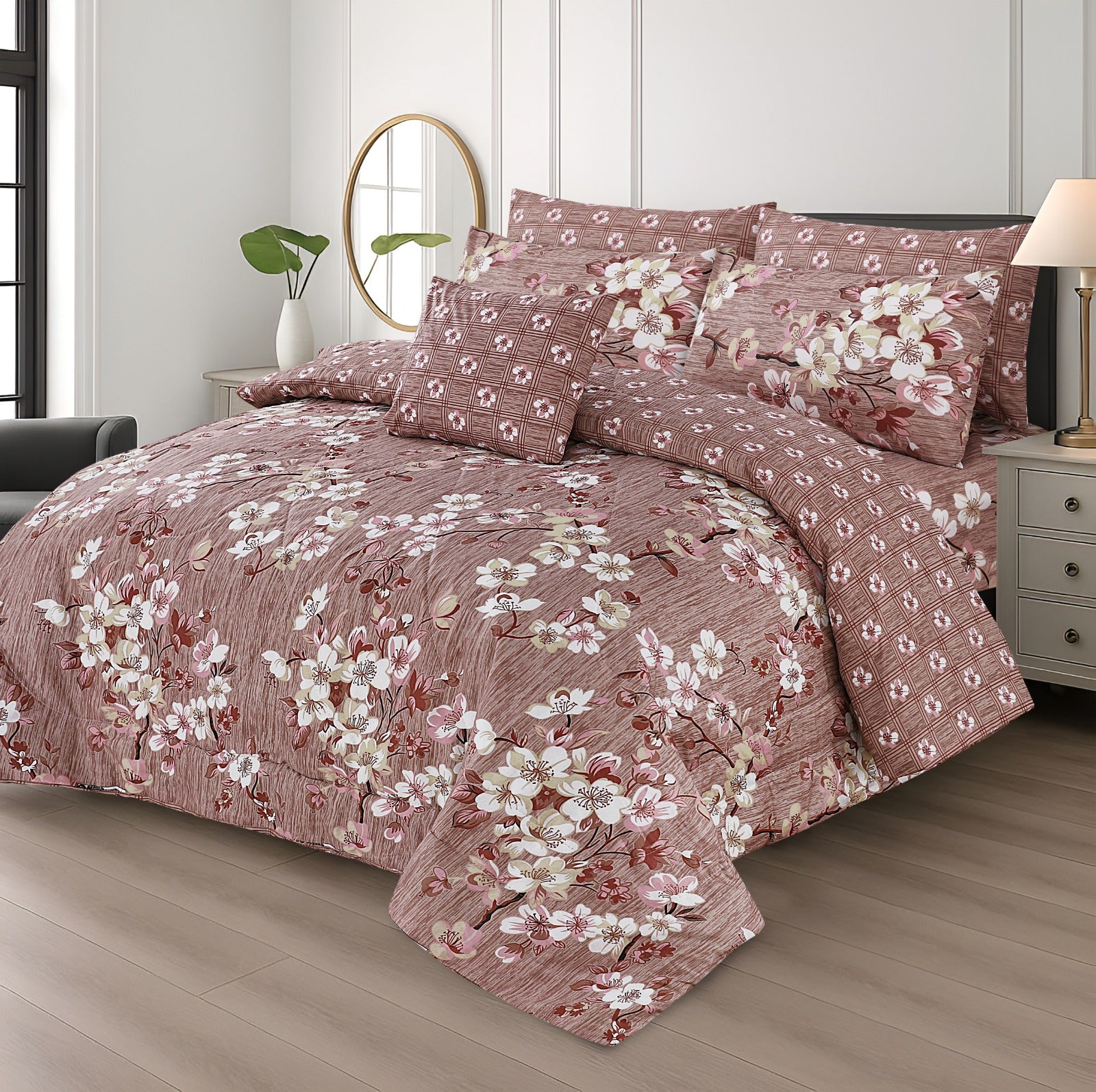 Cotton 7pc Comforter Set S-65