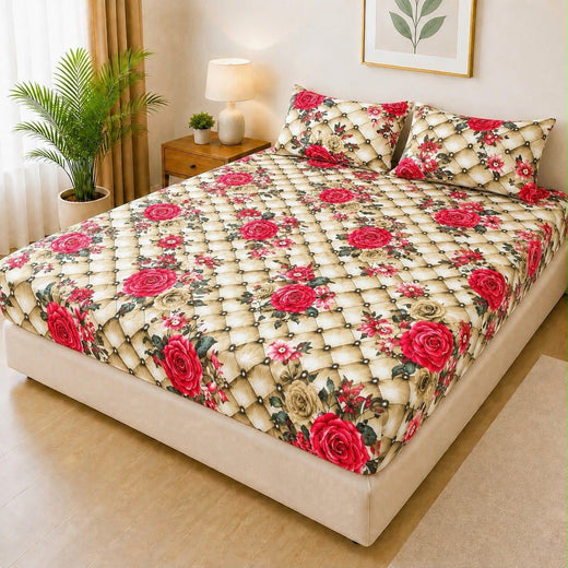 Qulited  Water Proof Mattress Protector with Pillow Cover Q05