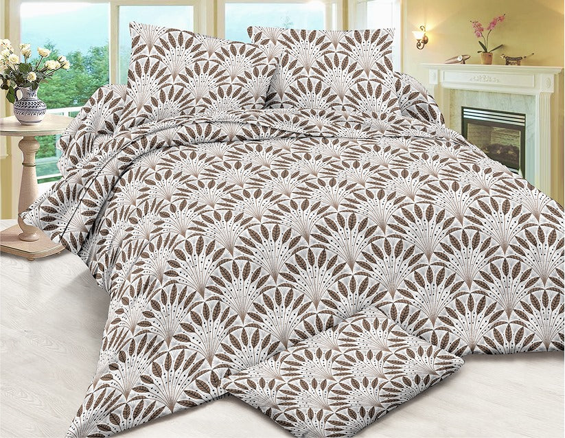 Pure Cotton 3pc Bedsheet Set  WF-88