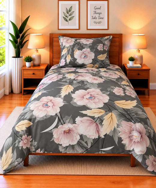 Single Bedsheet Pure Cotton D-757