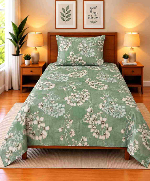 Single Bedsheet Pure Cotton D-786