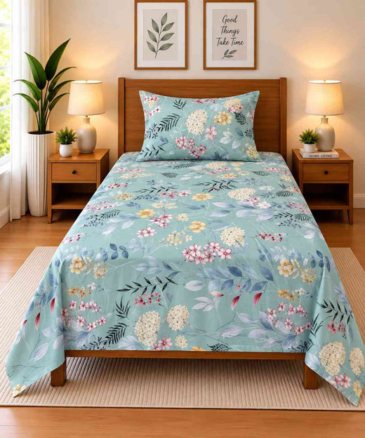 Single Bedsheet Pure Cotton D-771