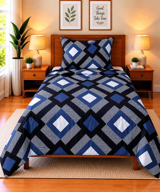 Single Bedsheet Pure Cotton D-779