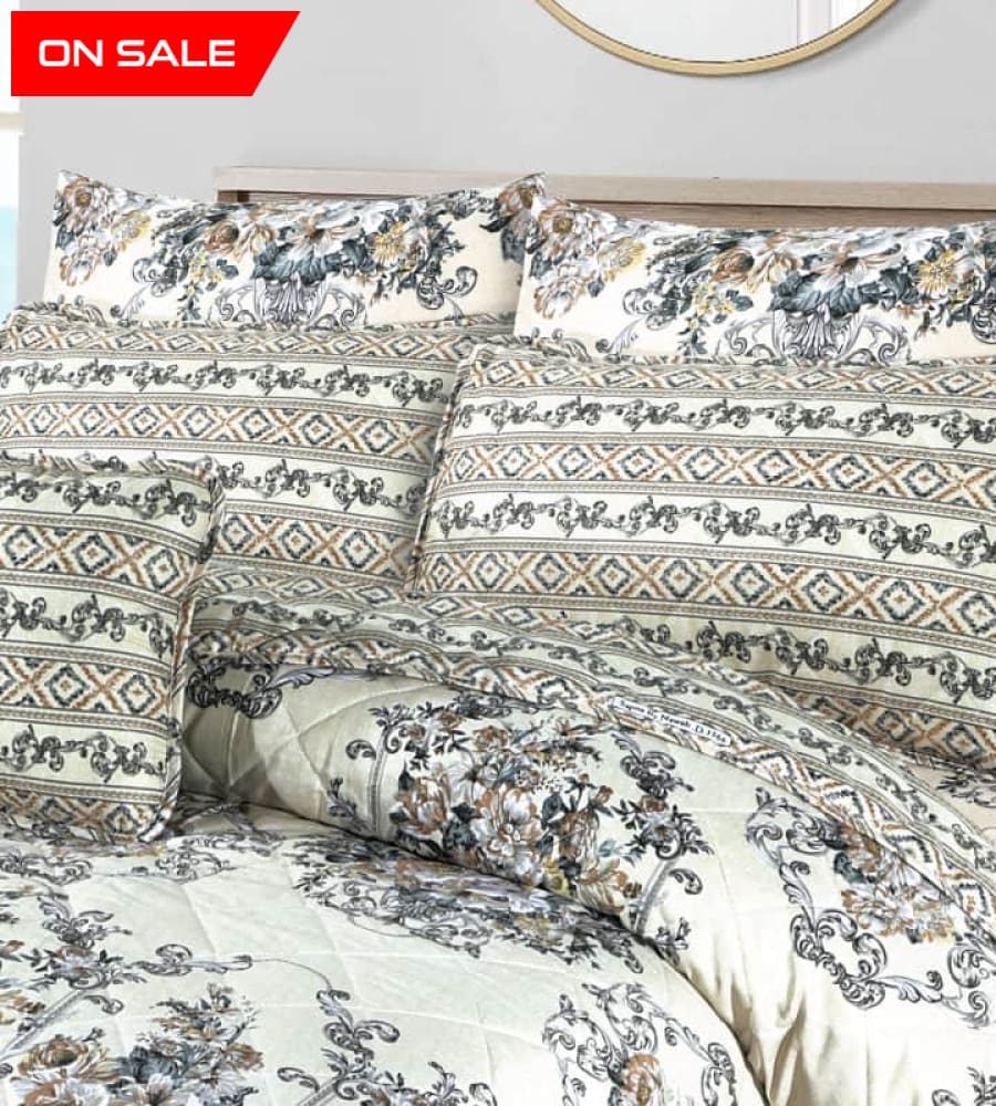 Robics Ht Comforter Set 7 Pcs D-840 Quilts & Comforters