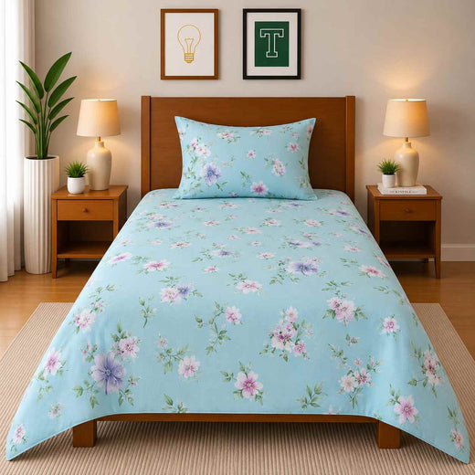 Single Bedsheet Pure Cotton D-742