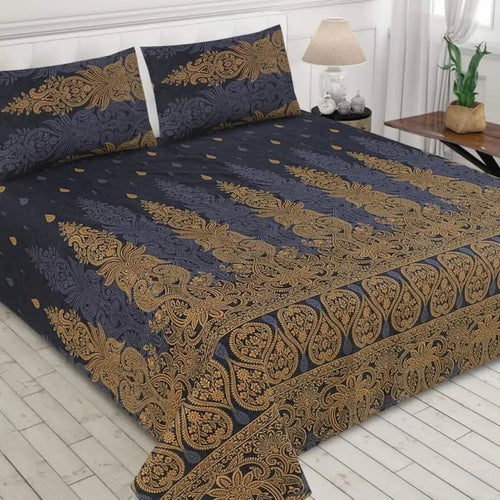 Poly Cotton 3pc Bedsheet Set  WF-167