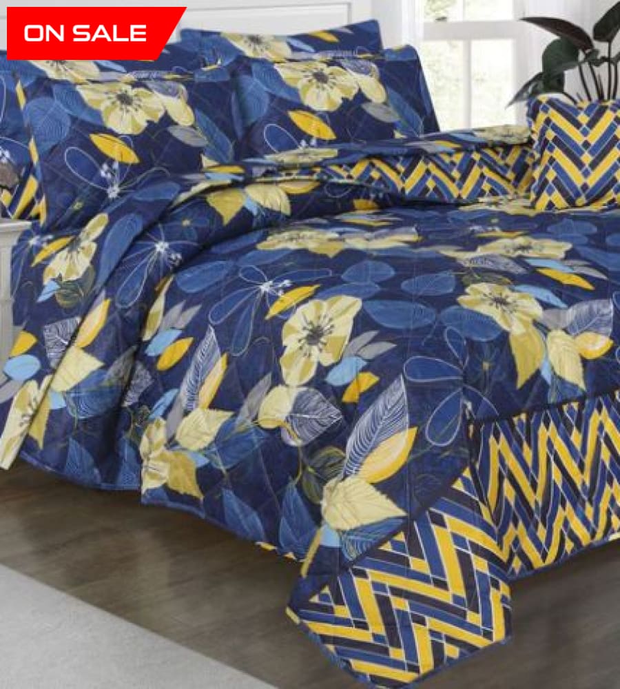 Summer Comforter Set 7 Pcs D - 865 Quilts & Comforters