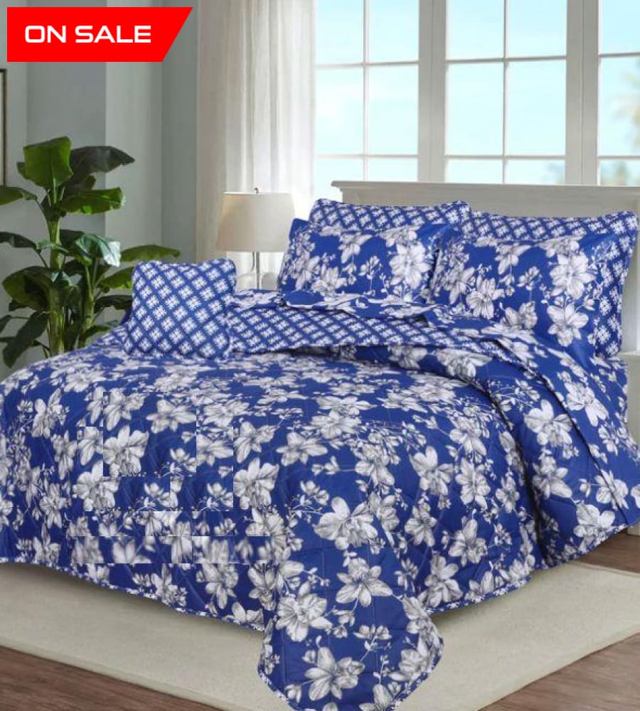 Summer Comforter Set 7 Pcs D - 868 Quilts & Comforters