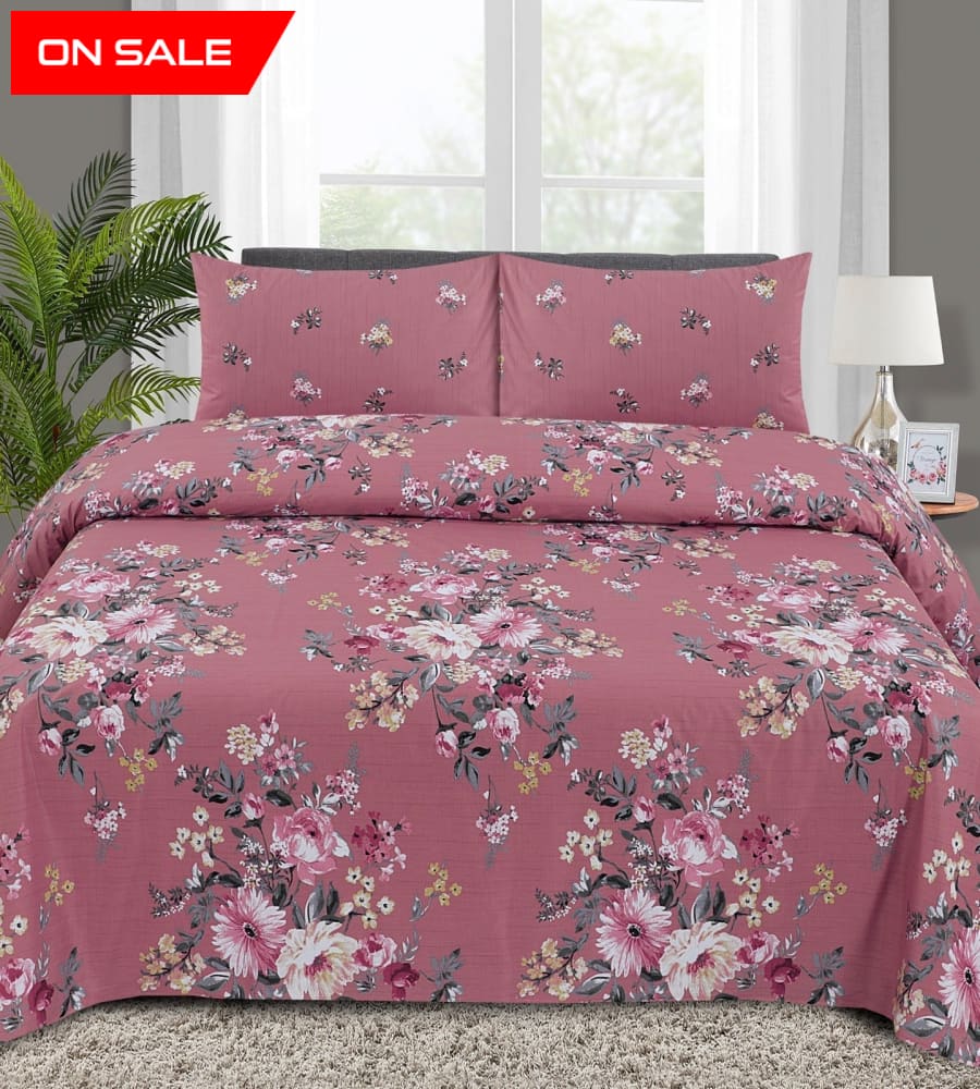 Pure Cotton Punctual Bedsheet Set N - 03﹙Premium﹚ Bed Sheets