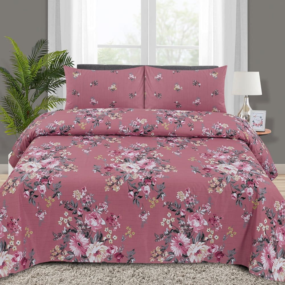 Pure Cotton Punctual Bedsheet Set N - 03﹙Premium﹚ Bed Sheets