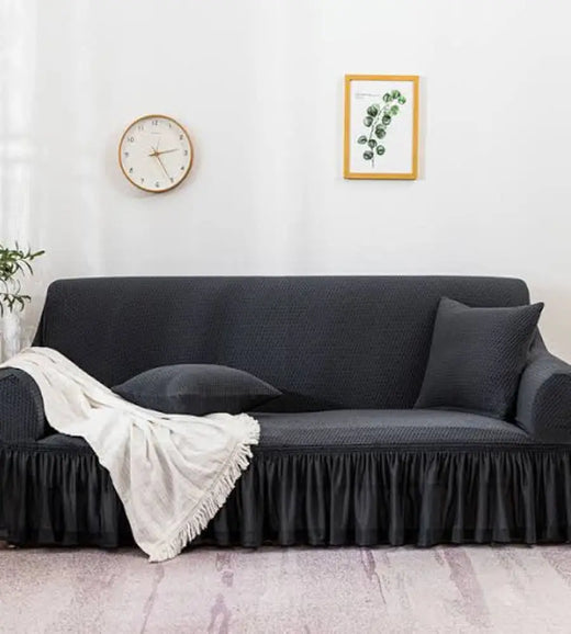 Turkish Style  Sofa Cover ( Black )