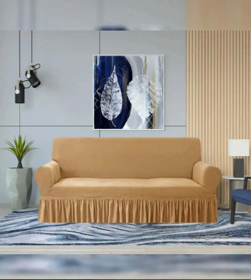 Turkish Style  Sofa Cover (Gold web)