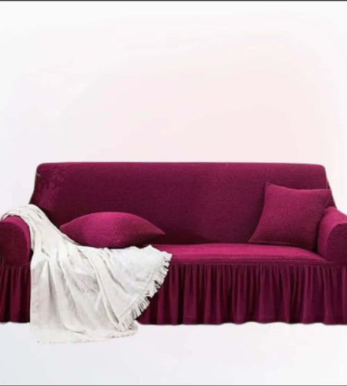 Turkish Style  Sofa Cover ﹙ Maroon ﹚