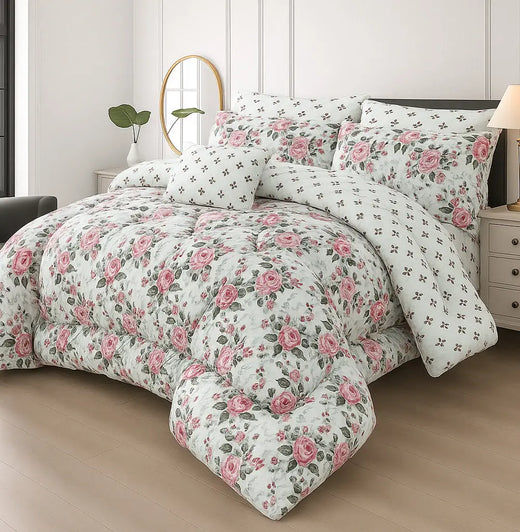 Winter Quilt/Razai Set WR-2521 (Heavy polyester Filling)