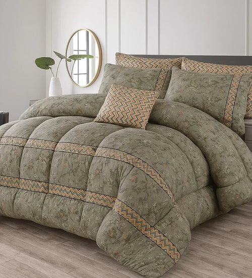 Winter Quilt/Razai Set WR-2533 (Heavy polyester Filling)