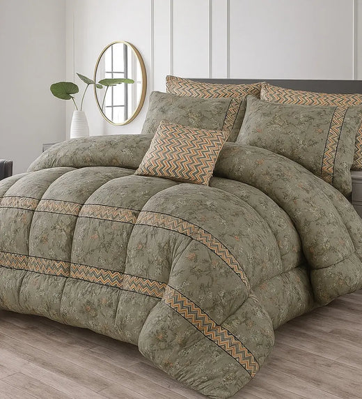 Winter Quilt/Razai Set WR-2533 (Heavy polyester Filling)