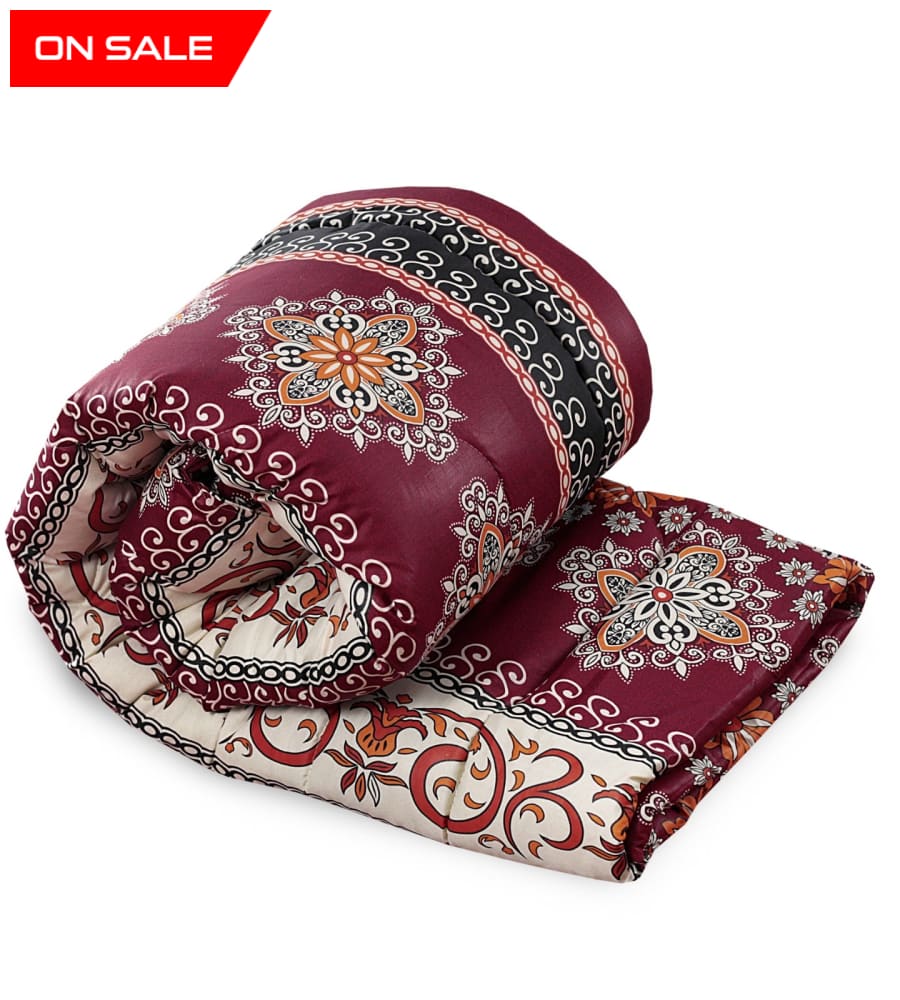 Winter Vicky Razai Set 6 Pcs Wr-2452 (Heavy Polyester Filling) Quilts & Comforters