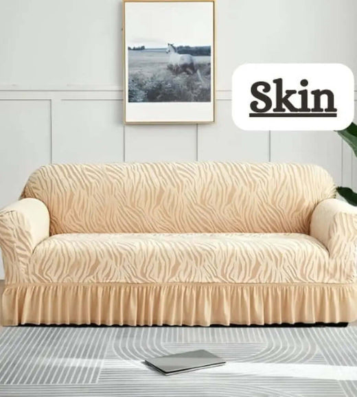 Zebra Style Velvet Sofa Cover﹙ Skin ﹚